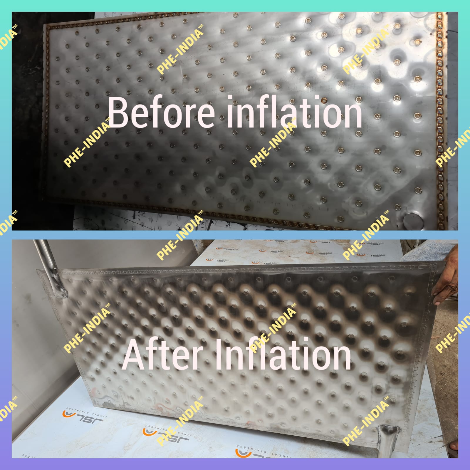 Pillow Plate For Heat Recovery From Water Suppliers